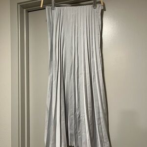 Zara pleated maxi skirt